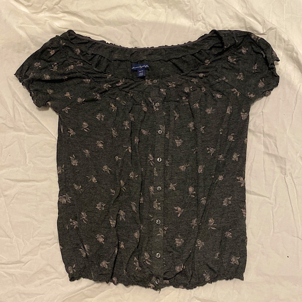 Off the shoulder floral top